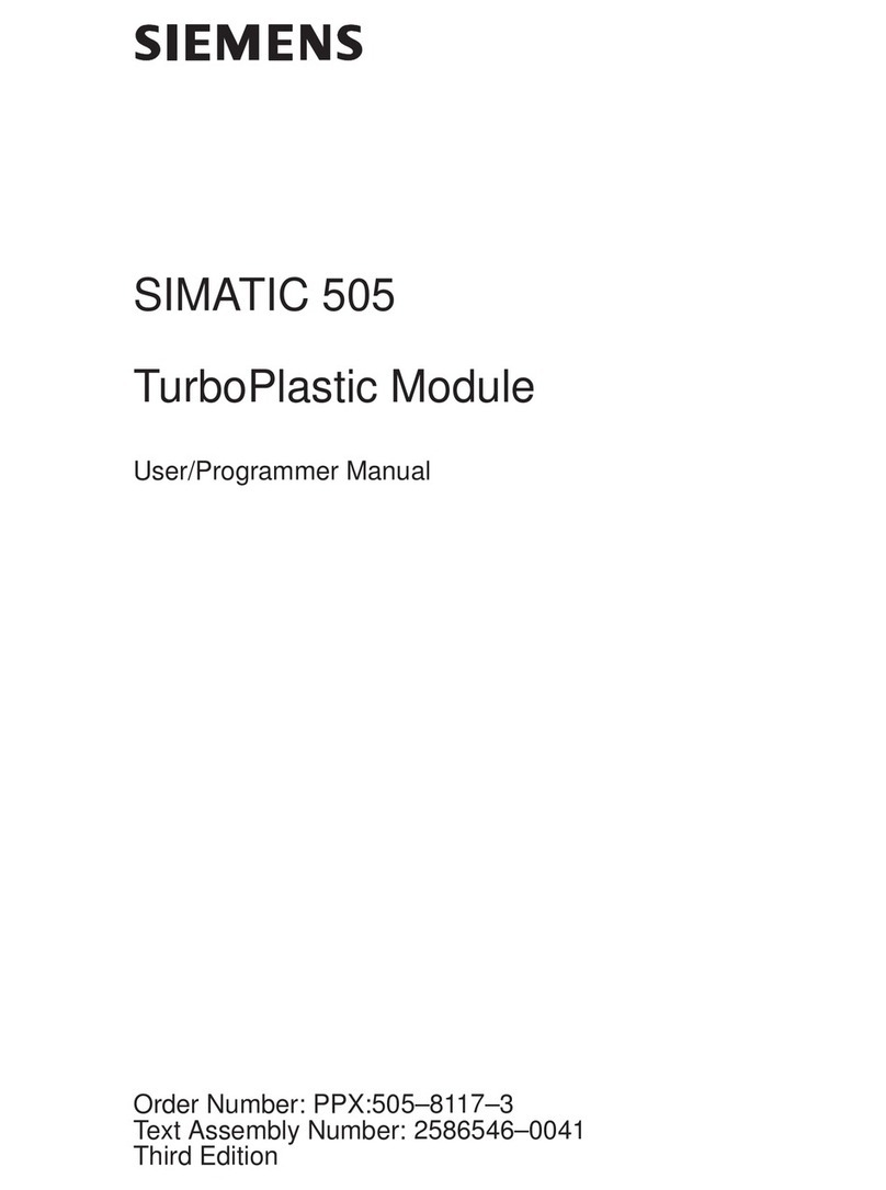 Siemens SIMATIC 505 User manual