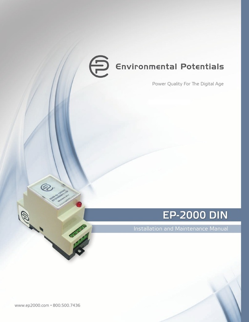 environmental potentials EP-2000 DIN Installation and maintenance manual