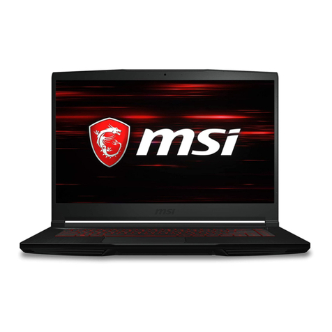 MSI GF63 Thin 10SC User manual MSI GF63 Thin 10SC User manual
