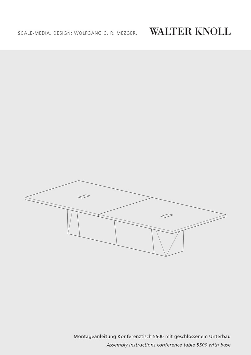 Walter Knoll 5500 Assembly instructions