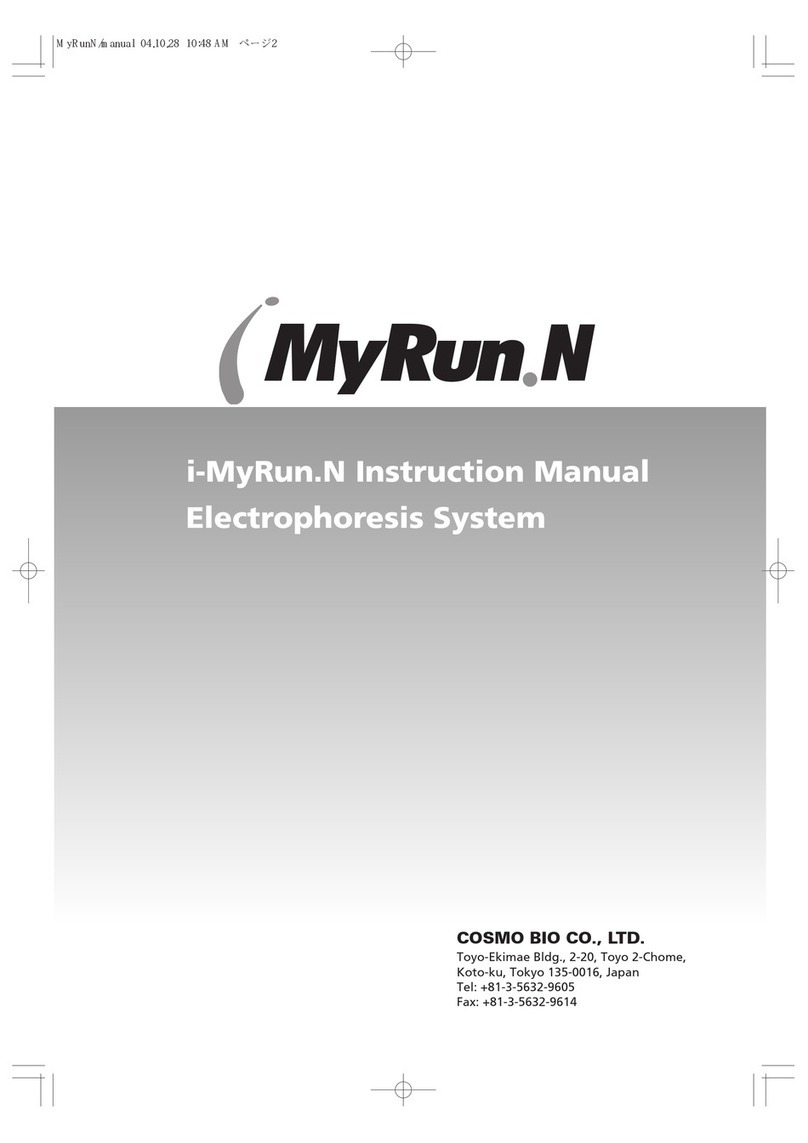 Cosmo Bio i-MyRun.N User manual