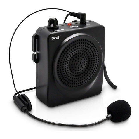 Pyle PWMA50B user manual