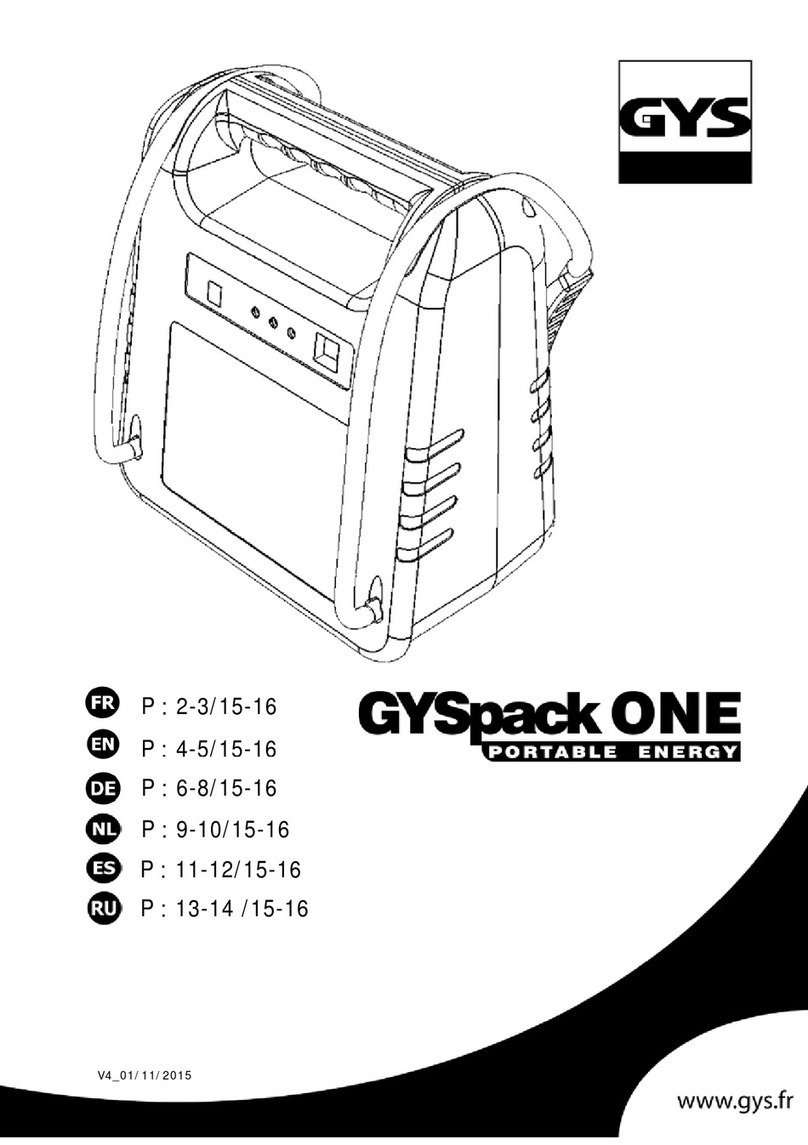 GYS GYSPACK AIR manual