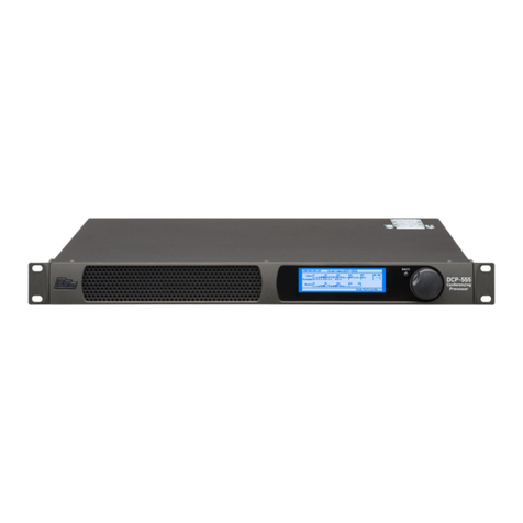 Harman BSS DCP-555 installation guide Harman BSS DCP-555 installation guide