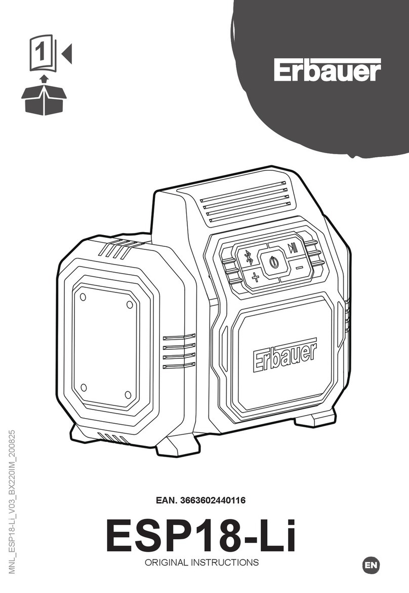 Erbauer ESP18-Li User manual