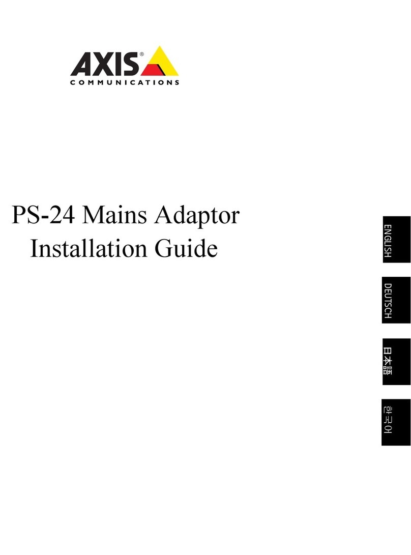 Axis PS-24 installation guide