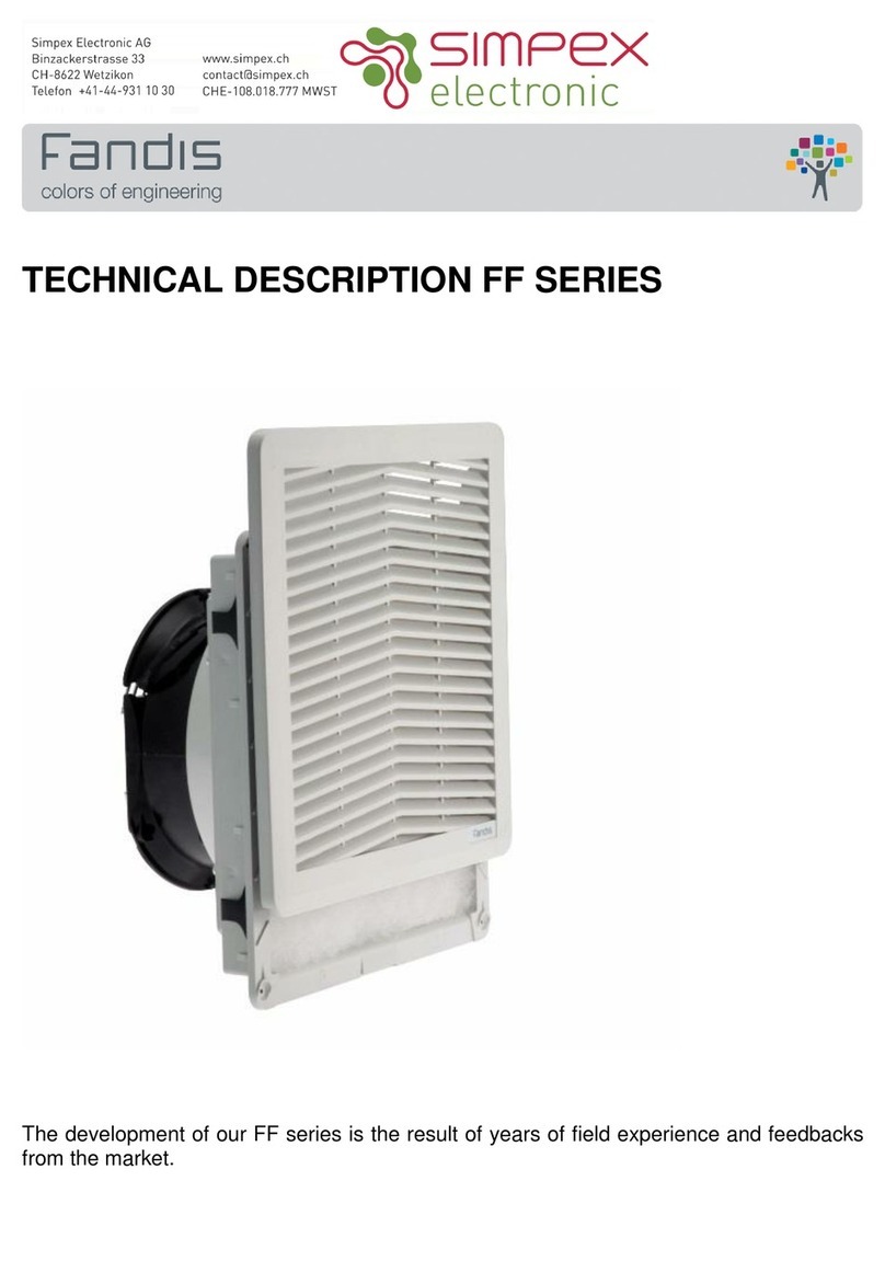 Simpex Electronic Fandis FF Series Technical description