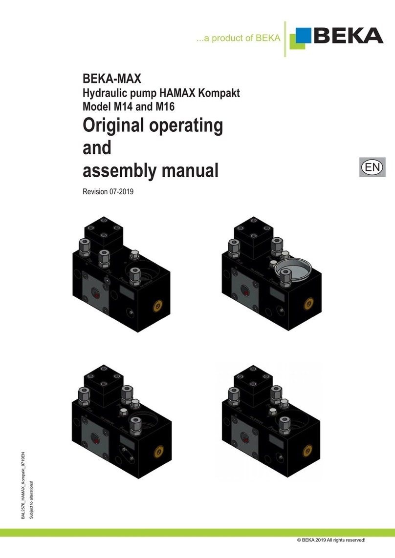 BEKA HAMAX Kompakt M14 Original operating and assembly manual