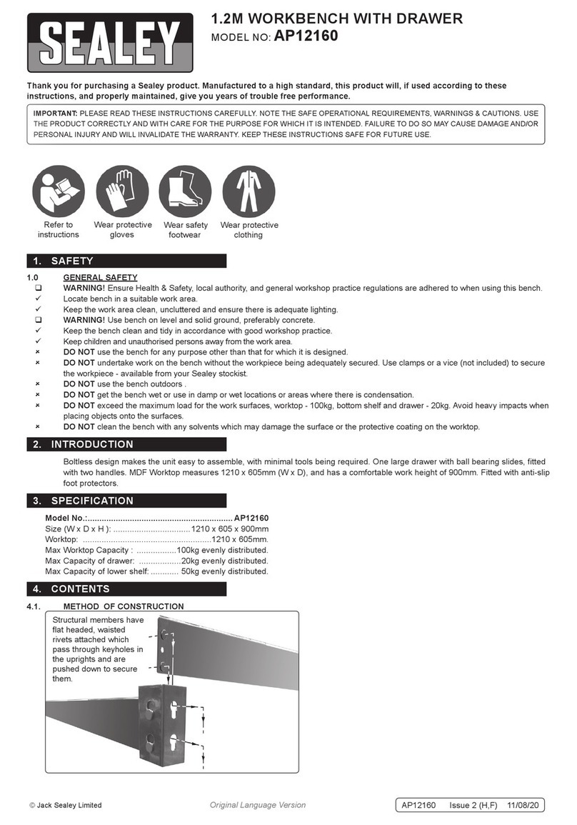 Sealey AP12160 User manual