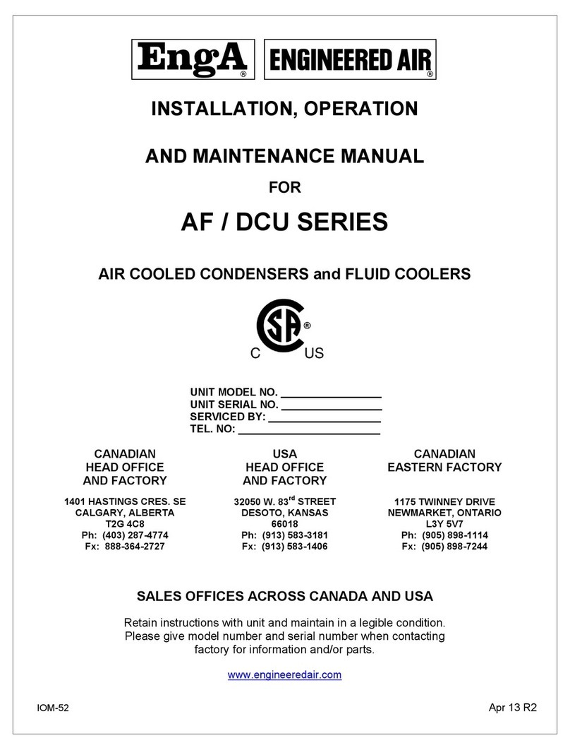 EngA AF Series Installation, operation and maintenance manual