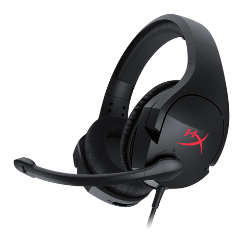 HyperX Cloud Stinger quick start guide