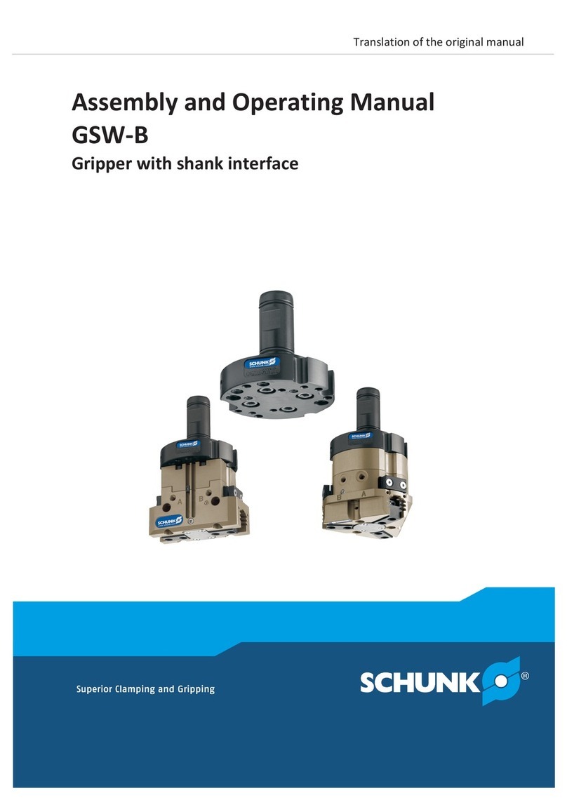 SCHUNK GSW-B Series User instructions