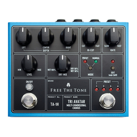 Free The Tone TRI AVATAR User manual