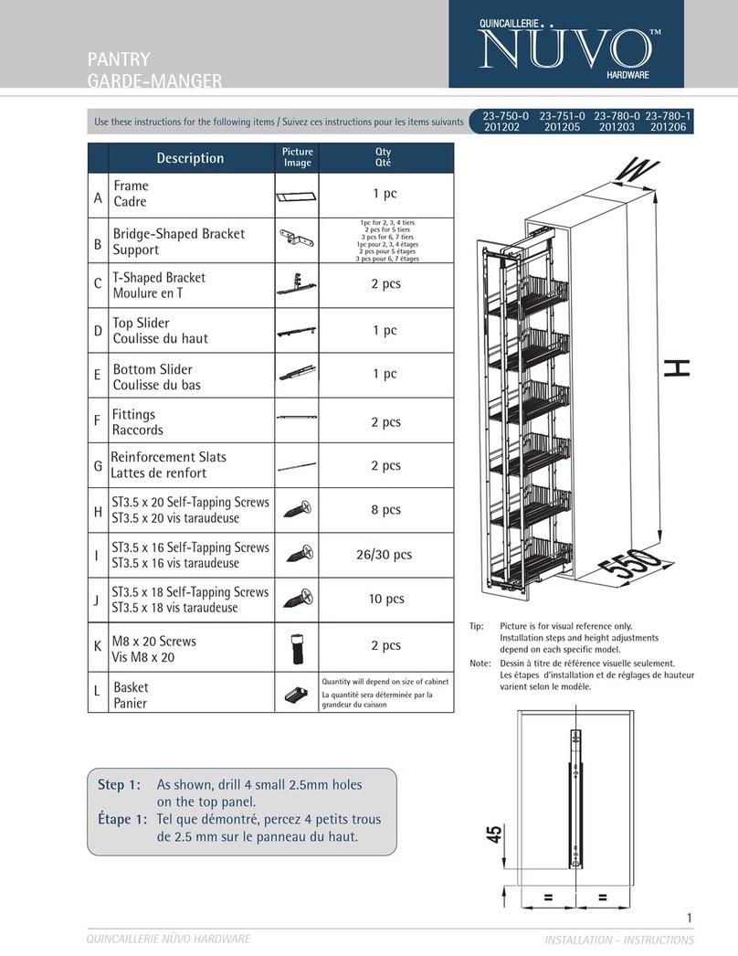 Nuovo 23-750-0 instructions Nuovo 23-750-0 instructions