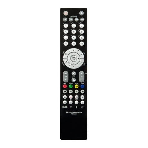 Ferguson RCU660 quick start guide