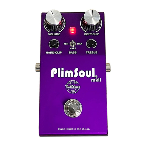 Fulltone Musical Products PlimSoul MKII owner's manual