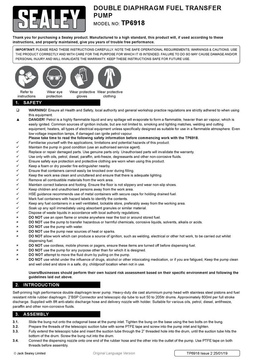 Sealey TP6918 User manual