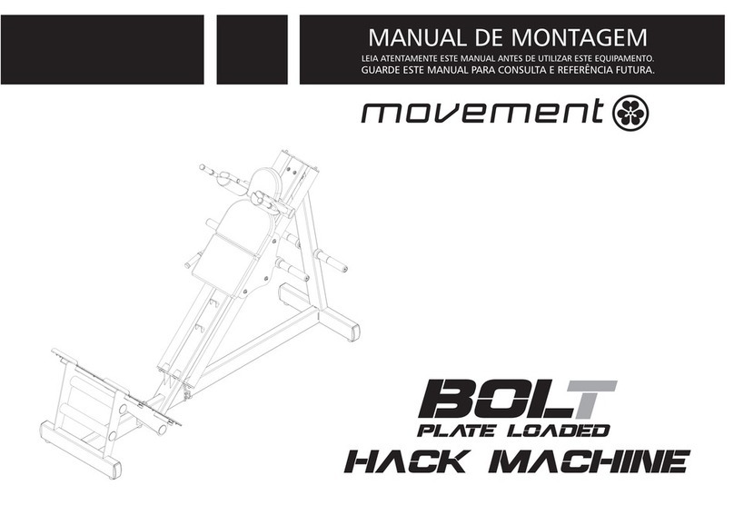 Movement BOLT PLATE LOADED HACK MACHINE User manual