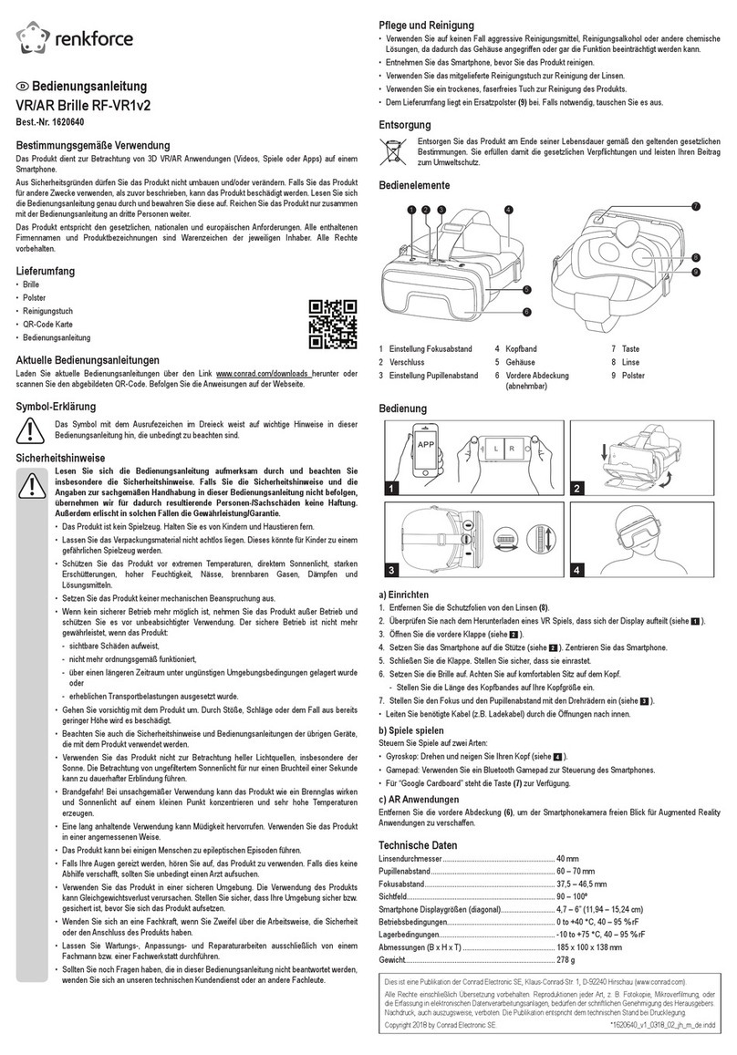 Renkforce RF-VR1v2 operating instructions