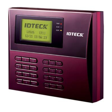 IDTECK Star LX505 user manual IDTECK Star LX505 user manual