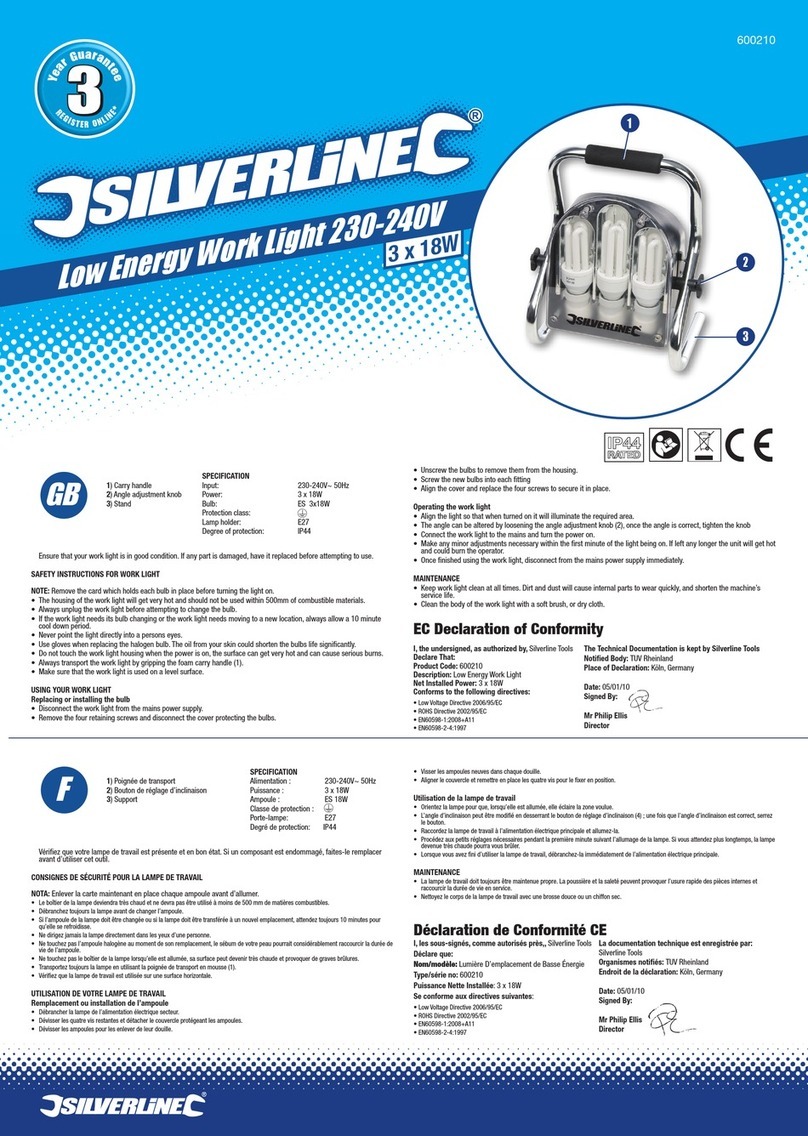 Silverline 600210 User manual