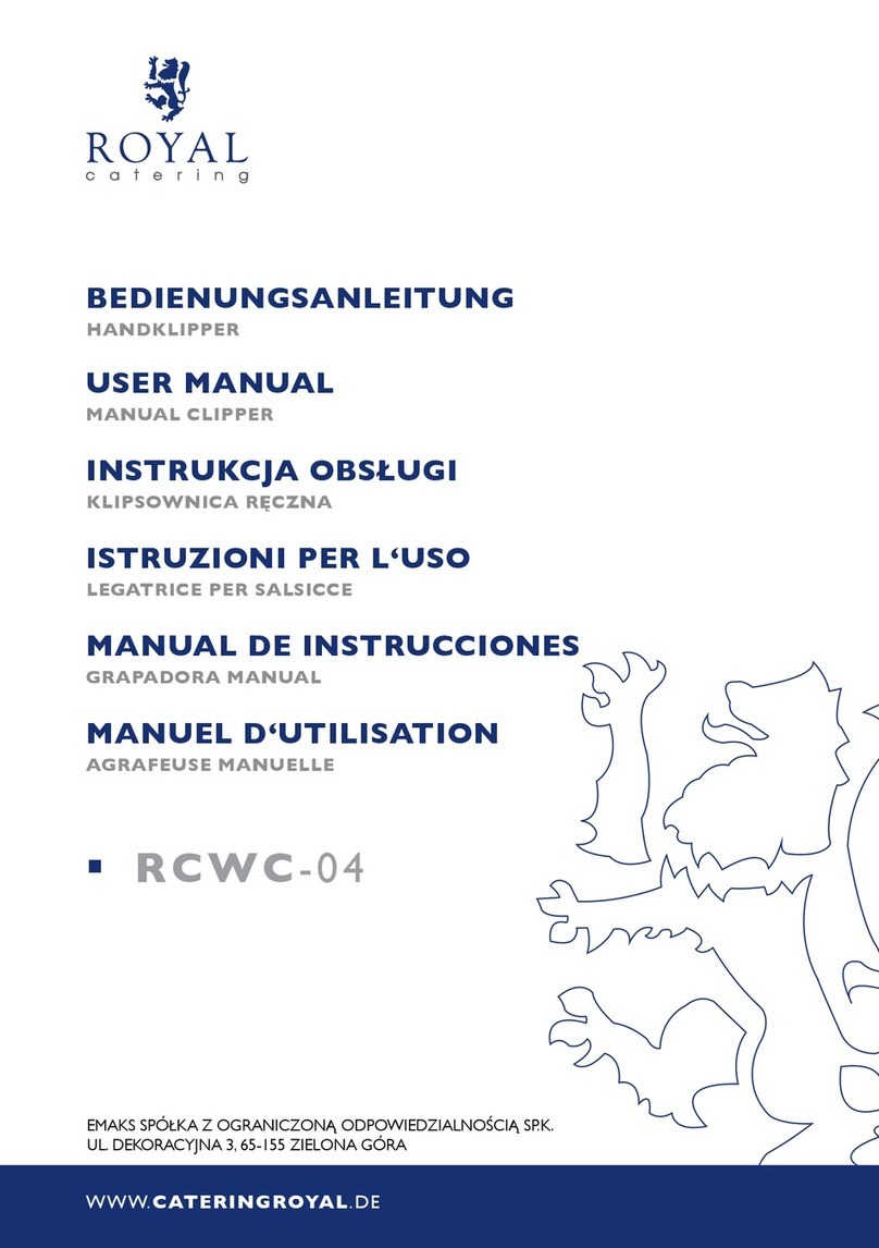 Royal Catering RCWC-04 user manual