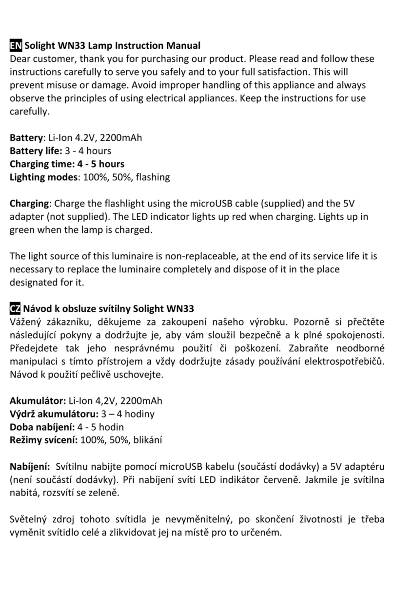 Solight WN33 instruction manual