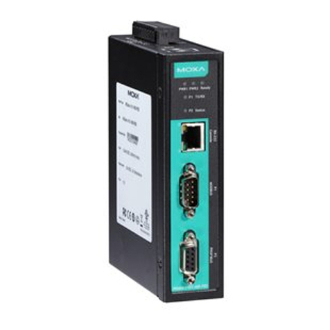 Moxa Technologies MGate 4101-MB-PBS Quick installation guide