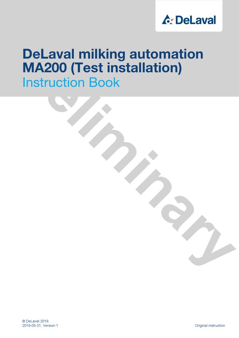 DeLaval MA200 Instruction book