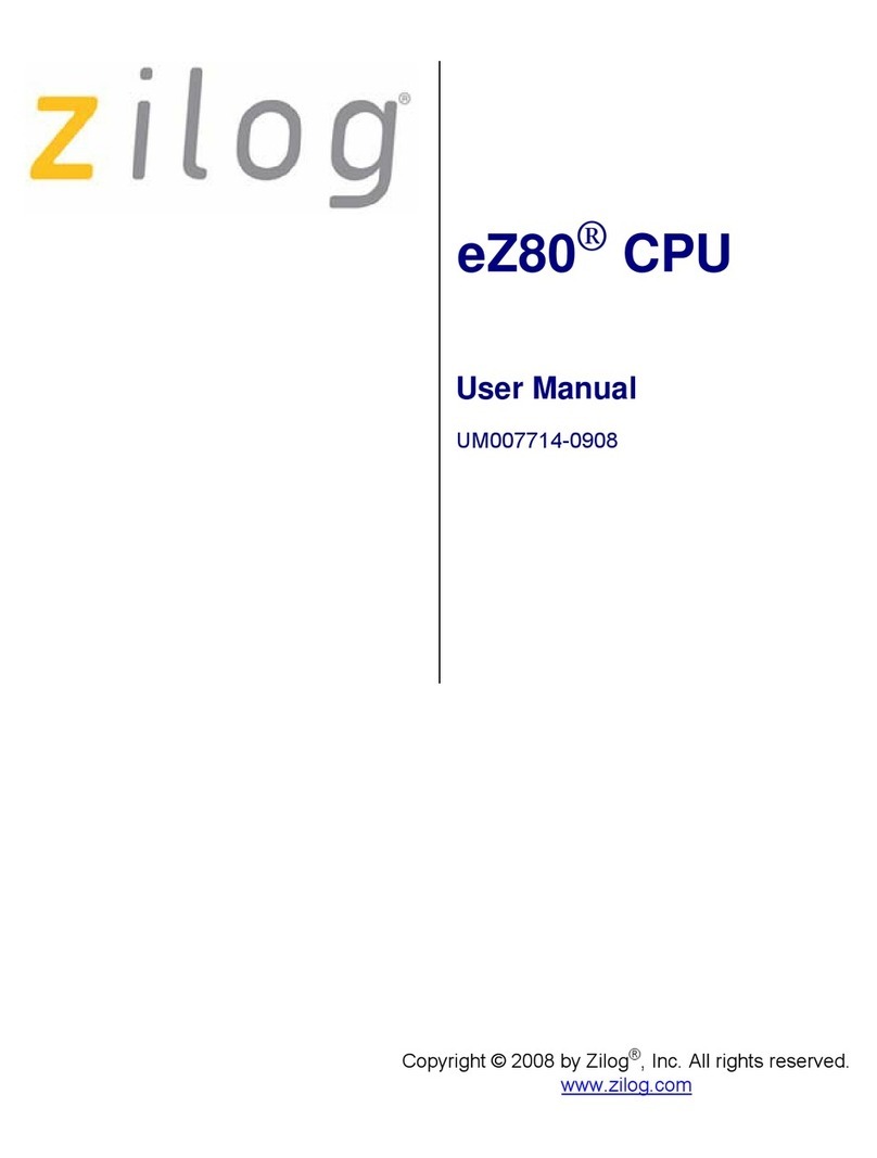 ZiLOG eZ80 user manual