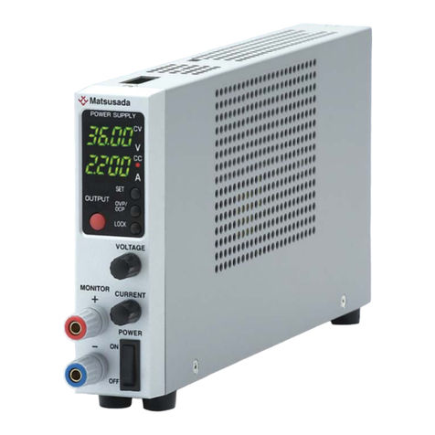 Matsusada R4K-80 Series User manual