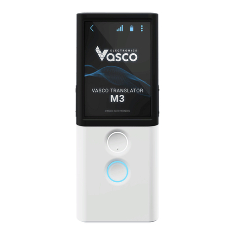 Vasco M3 User manual