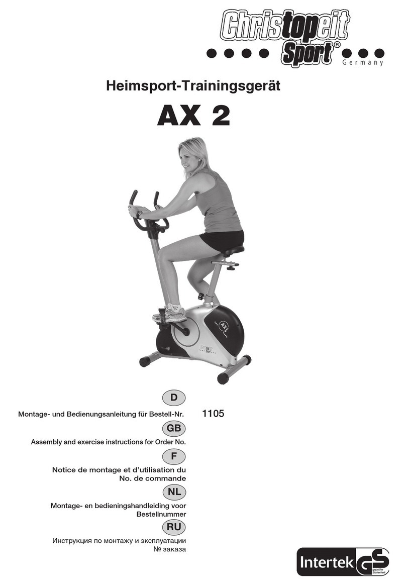 Christopeit Sport AX 2 Assembly and exercise instructions