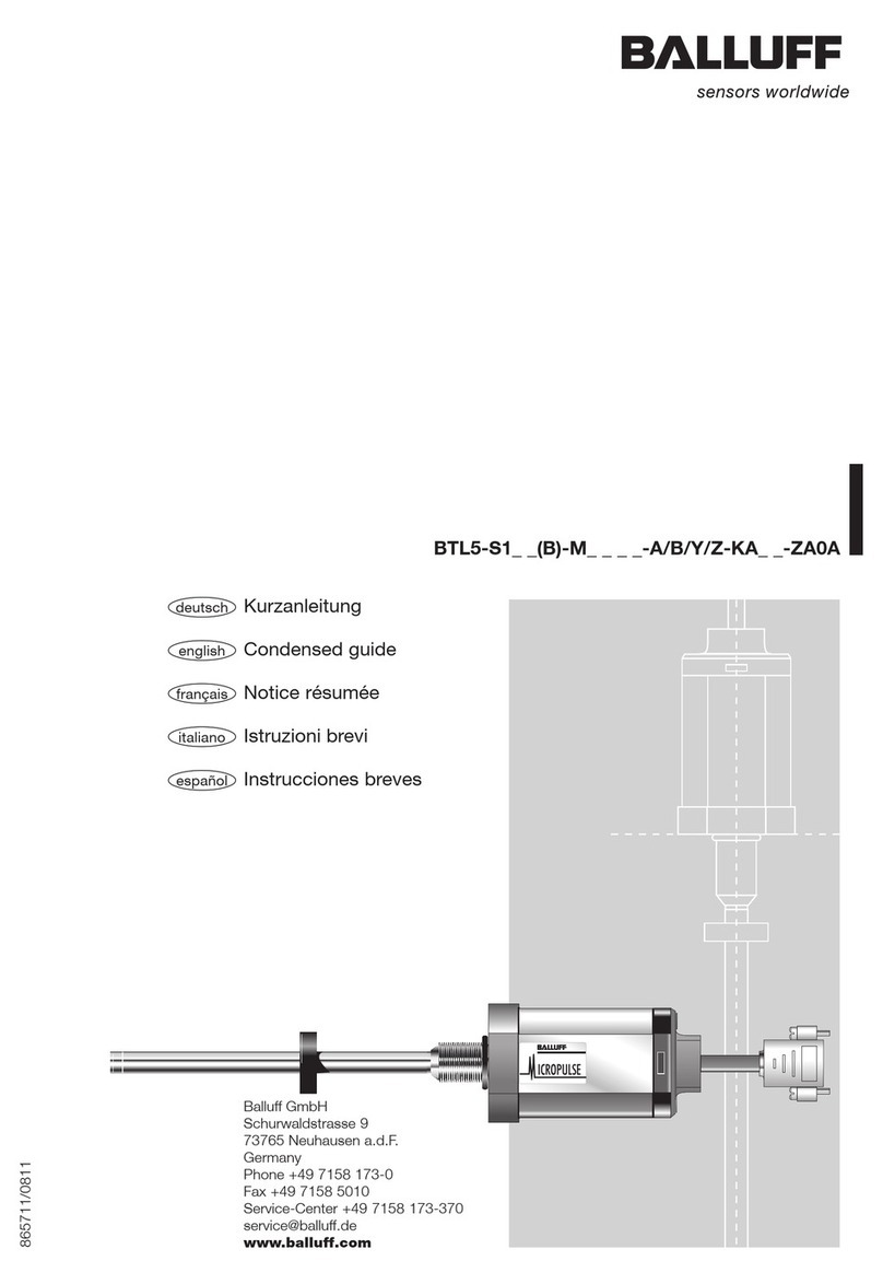 Balluff BTL5-S1 Series User manual