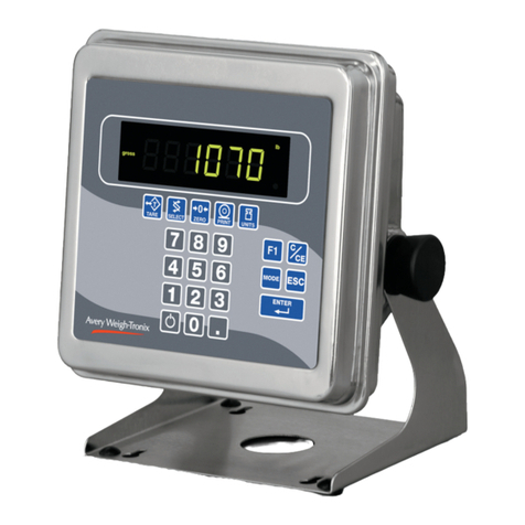Avery Weigh-Tronix evolution Series User manual