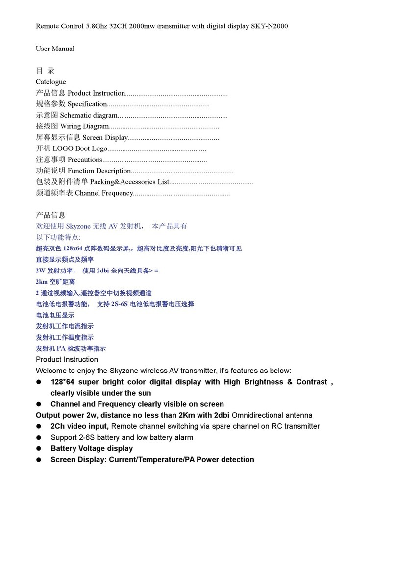 SkyZone SKY-N2000 user manual