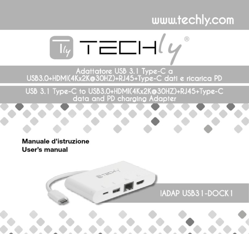 Techly IADAP USB31-DOCK1 user manual