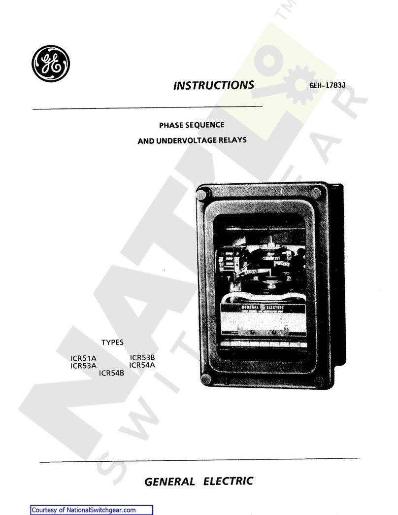 GE ICR51A User manual