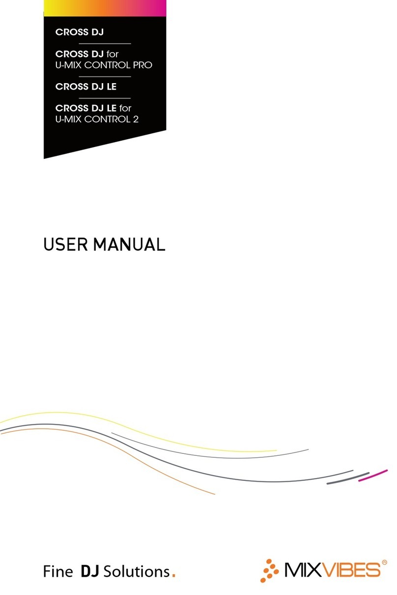 MIXVIBES CROSS DJ User manual