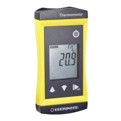 GREISINGER G 1200 Series Quick reference guide
