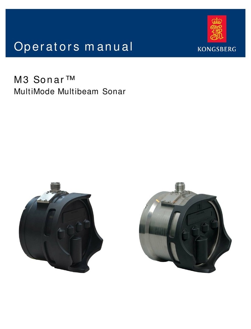 Kongsberg M3 Sonar Operator's manual