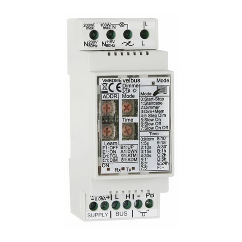 Velbus VMBDME User manual