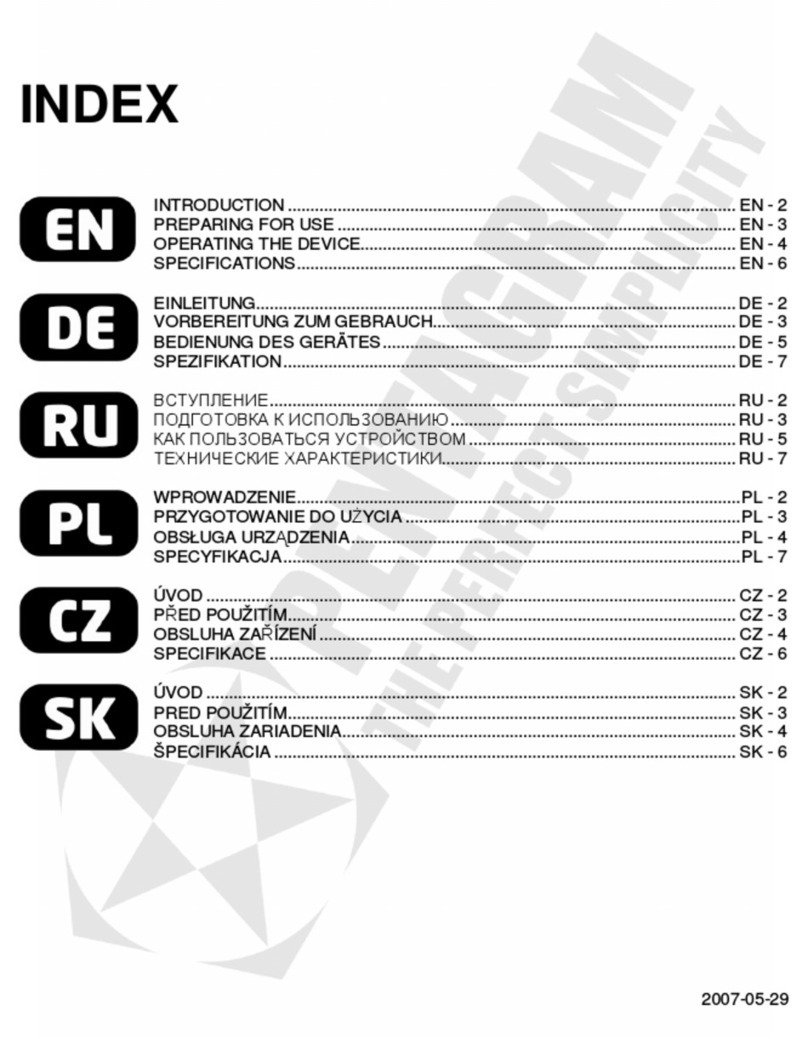 Pentagram P3210 operating manual