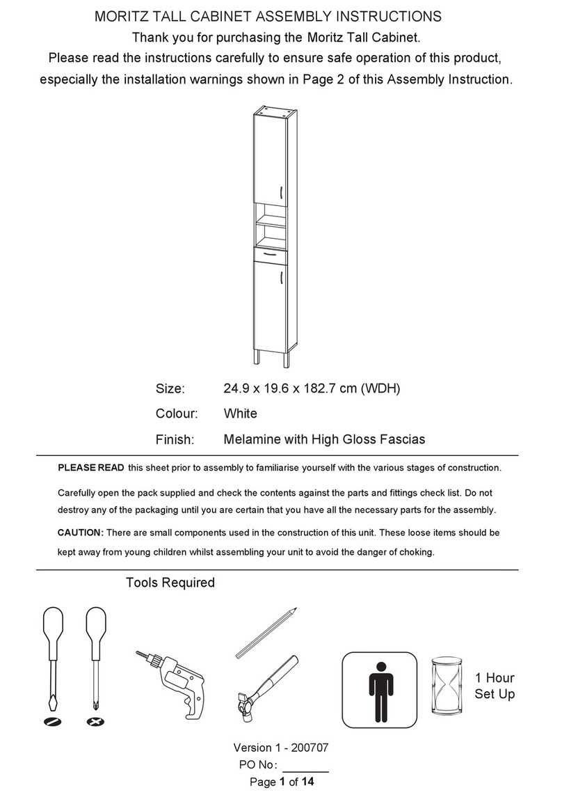 GFW MORITZ TALL User manual GFW MORITZ TALL User manual