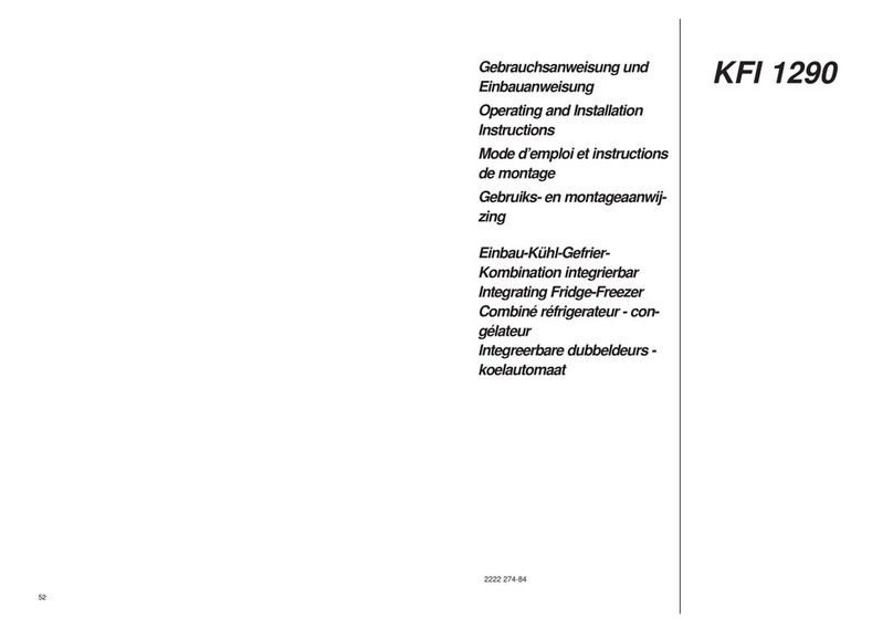 Blomberg KFI 1290 User manual Blomberg KFI 1290 User manual