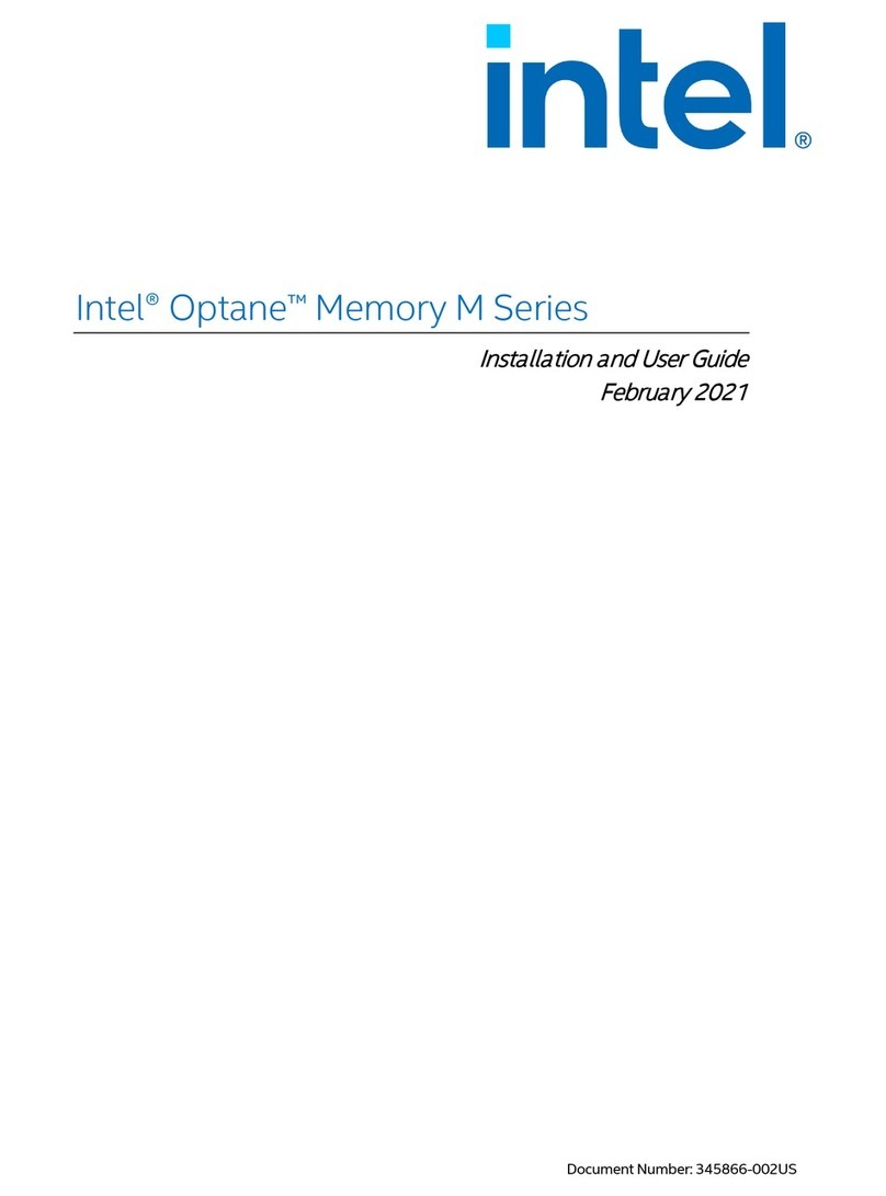 Intel Optane M Series User manual