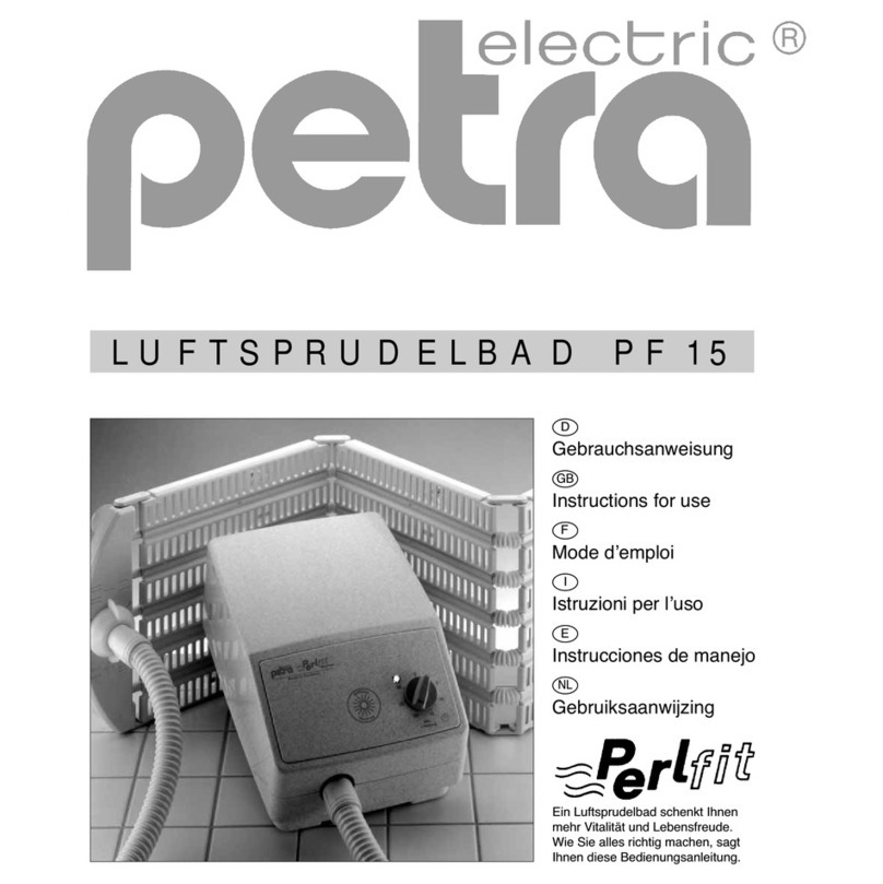 Petra electric PerlFit PF 15 Instructions for use