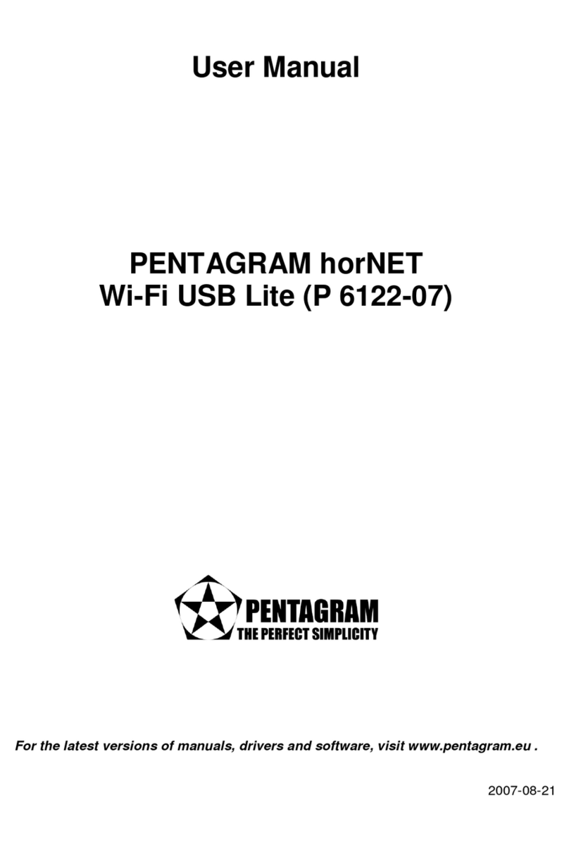 Pentagram horNET Wi-Fi USB Lite user manual
