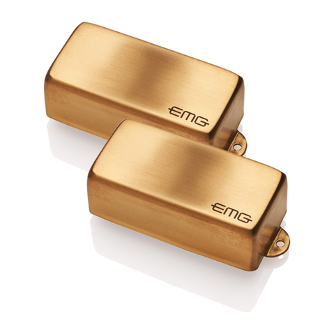 EMG LES CLAYPOOL Installation information EMG LES CLAYPOOL Installation information
