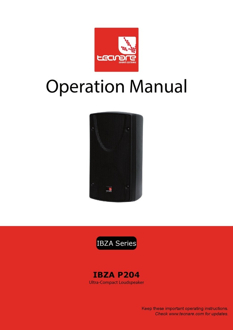 TECNARE IBZA Series User manual TECNARE IBZA Series User manual